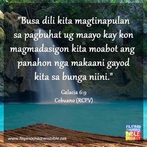 Bible verse bisaya version .